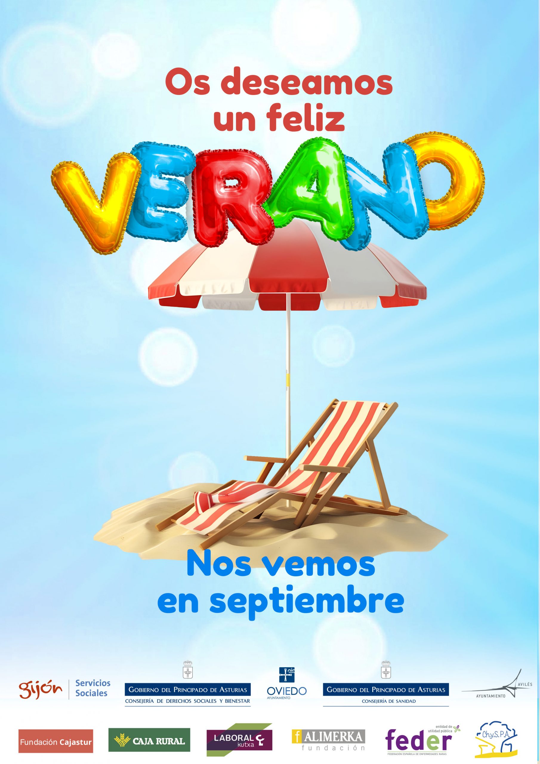¡Desde ChySPA os deseamos un muy Feliz Veranos! Nos vemos en septiembre
